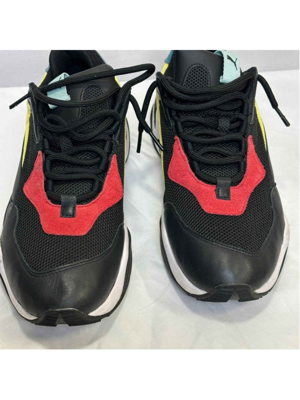 Puma Thunder Electric Black Multicolor Chunky Sneakers Men's Size 11.5 - Picture 3 of 13